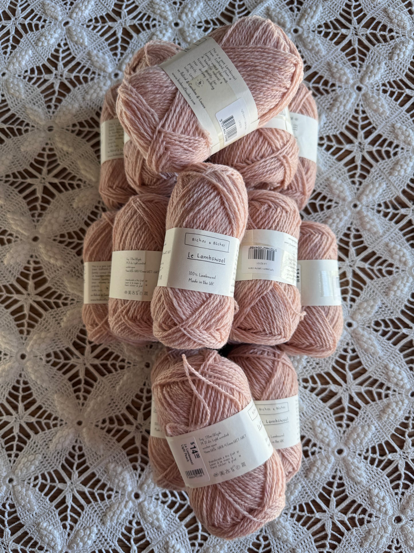 Le Lambswool Light Peach